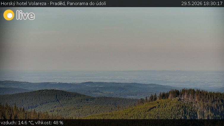 Horský hotel Volareza - Praděd - Panorama do údolí - 29.5.2026 v 18:30