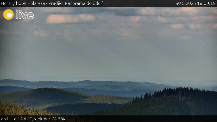 Horský hotel Volareza - Praděd - Panorama do údolí - 30.5.2026 v 18:00
