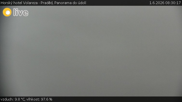 Horský hotel Volareza - Praděd - Panorama do údolí - 1.6.2026 v 08:30