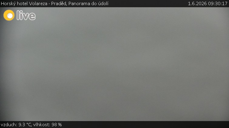 Horský hotel Volareza - Praděd - Panorama do údolí - 1.6.2026 v 09:30