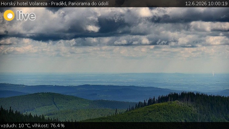 Horský hotel Volareza - Praděd - Panorama do údolí - 12.6.2026 v 10:00