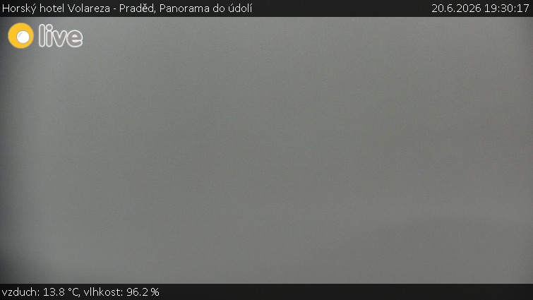 Horský hotel Volareza - Praděd - Panorama do údolí - 20.6.2026 v 19:30