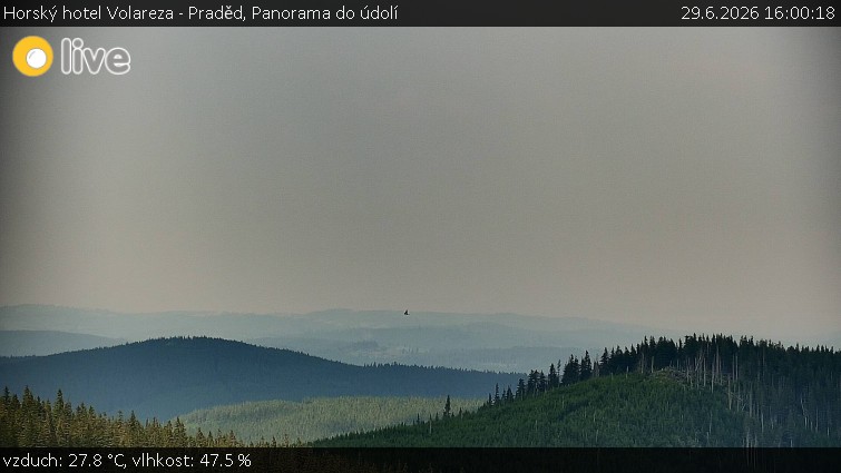 Horský hotel Volareza - Praděd - Panorama do údolí - 29.6.2026 v 16:00