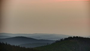 Horský hotel Volareza - Praděd - Panorama do údolí - 1.8.2026 v 05:30