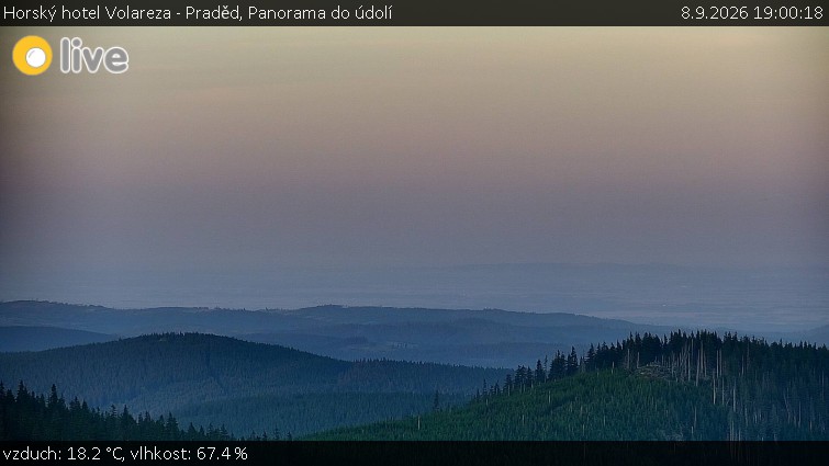 Horský hotel Volareza - Praděd - Panorama do údolí - 8.9.2026 v 19:00