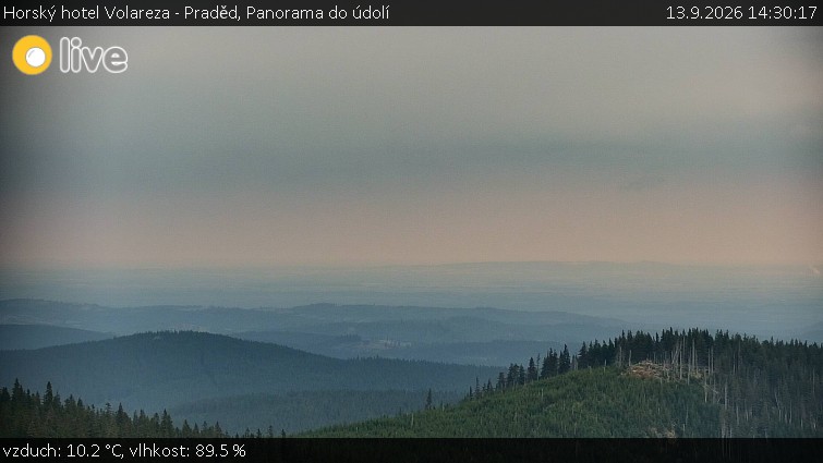 Horský hotel Volareza - Praděd - Panorama do údolí - 13.9.2026 v 14:30
