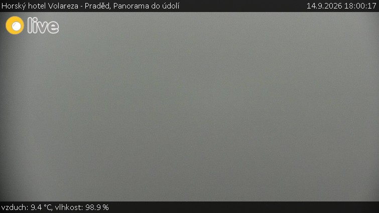 Horský hotel Volareza - Praděd - Panorama do údolí - 14.9.2026 v 18:00