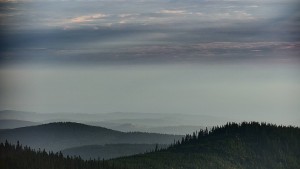 Mountain Hotel Volareza - Praděd - Panorama of the valley - 15.9.2026 v 07:30 Mountain Hotel Volareza - Praděd - Panorama of the valley - 15.9.2026 v 07:30