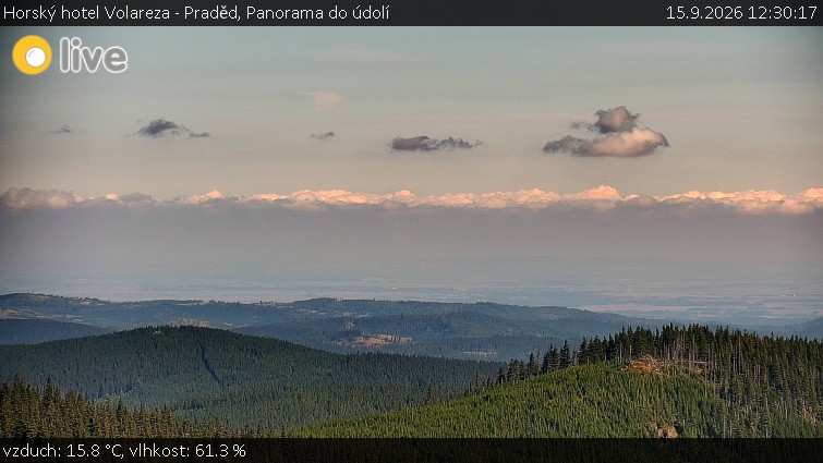 Horský hotel Volareza - Praděd - Panorama do údolí - 15.9.2026 v 12:30