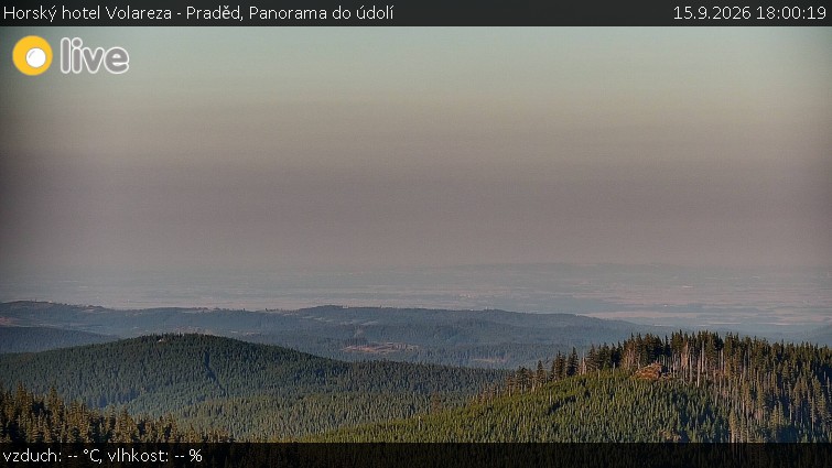 Horský hotel Volareza - Praděd - Panorama do údolí - 15.9.2026 v 18:00