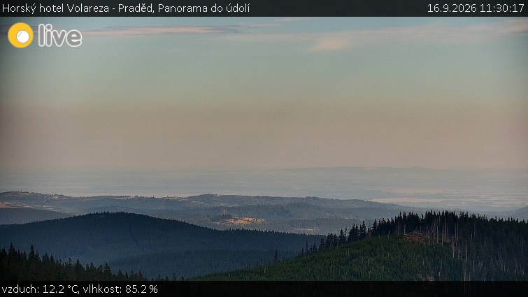Horský hotel Volareza - Praděd - Panorama do údolí - 16.9.2026 v 11:30