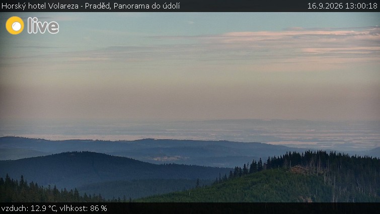 Horský hotel Volareza - Praděd - Panorama do údolí - 16.9.2026 v 13:00