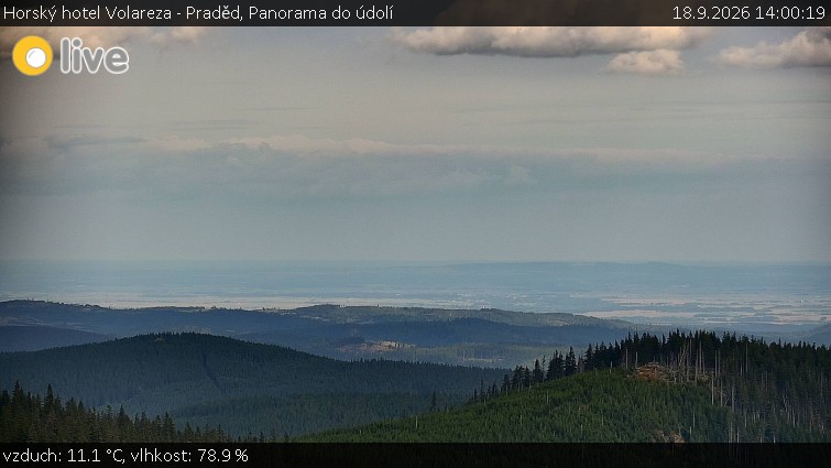 Horský hotel Volareza - Praděd - Panorama do údolí - 18.9.2026 v 14:00