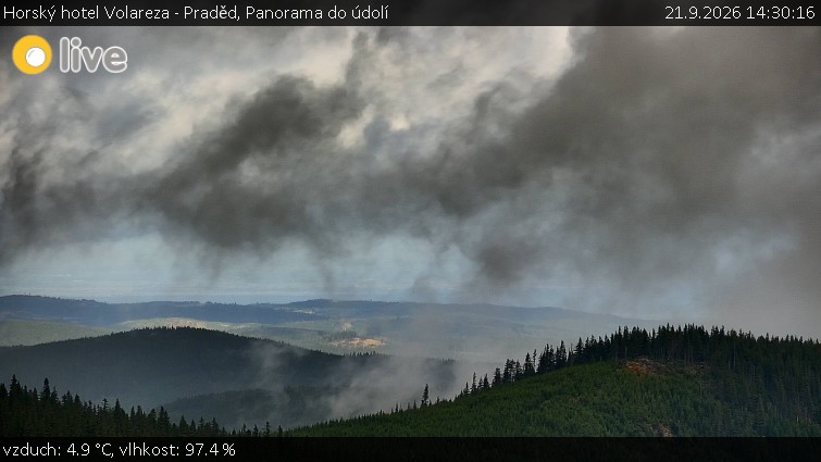 Horský hotel Volareza - Praděd - Panorama do údolí - 21.9.2026 v 14:30