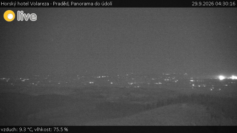 Horský hotel Volareza - Praděd - Panorama do údolí - 29.9.2026 v 04:30