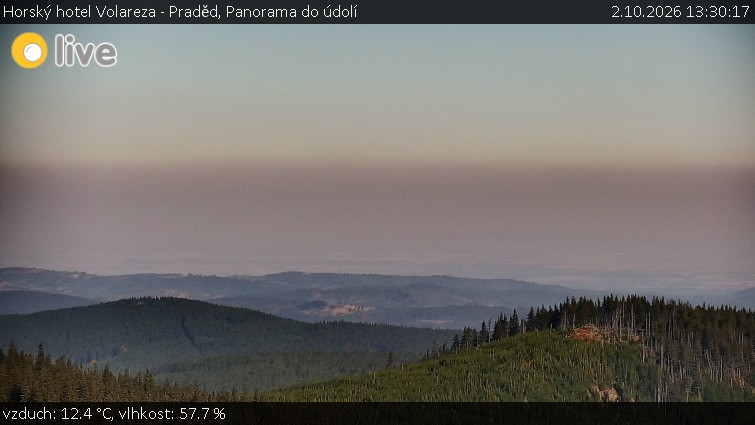 Horský hotel Volareza - Praděd - Panorama do údolí - 2.10.2026 v 13:30
