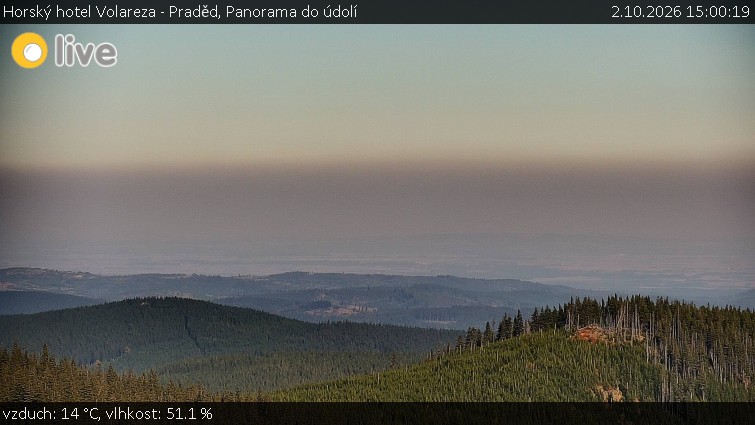 Horský hotel Volareza - Praděd - Panorama do údolí - 2.10.2026 v 15:00