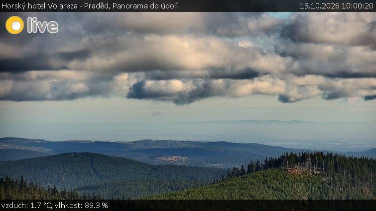Horský hotel Volareza - Praděd - Panorama do údolí - 13.10.2026 v 10:00