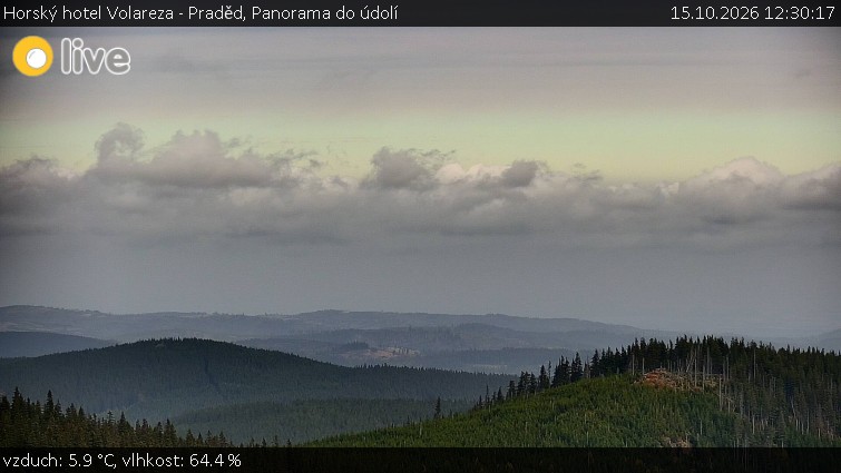 Horský hotel Volareza - Praděd - Panorama do údolí - 15.10.2026 v 12:30