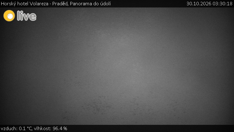 Horský hotel Volareza - Praděd - Panorama do údolí - 30.10.2026 v 03:30
