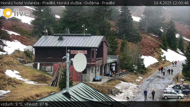 Horský hotel Volareza - Praděd - Horská služba - Ovčárna - Praděd - 18.4.2025 v 12:00