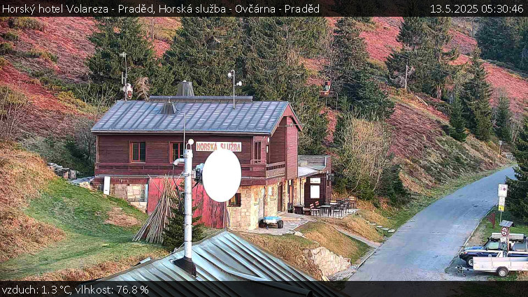 Horský hotel Volareza - Praděd - Horská služba - Ovčárna - Praděd - 13.5.2025 v 05:30 Horský hotel Volareza - Praděd - Horská služba - Ovčárna - Praděd - 13.5.2025 v 05:30
