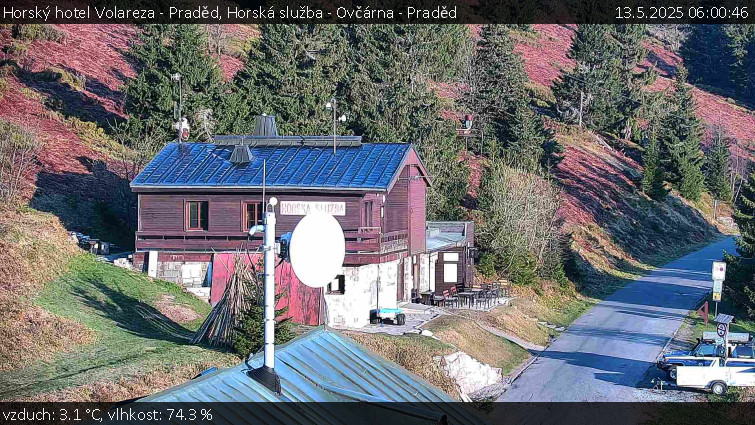 Horský hotel Volareza - Praděd - Horská služba - Ovčárna - Praděd - 13.5.2025 v 06:00 Horský hotel Volareza - Praděd - Horská služba - Ovčárna - Praděd - 13.5.2025 v 06:00