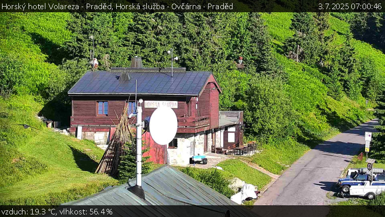 Horský hotel Volareza - Praděd - Horská služba - Ovčárna - Praděd - 3.7.2025 v 07:00