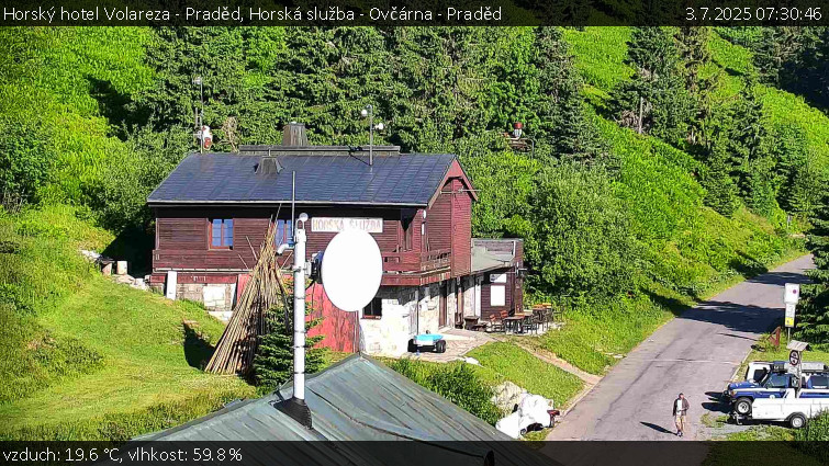 Horský hotel Volareza - Praděd - Horská služba - Ovčárna - Praděd - 3.7.2025 v 07:30