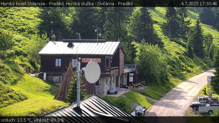 Horský hotel Volareza - Praděd - Horská služba - Ovčárna - Praděd - 4.7.2025 v 17:30 Horský hotel Volareza - Praděd - Horská služba - Ovčárna - Praděd - 4.7.2025 v 17:30
