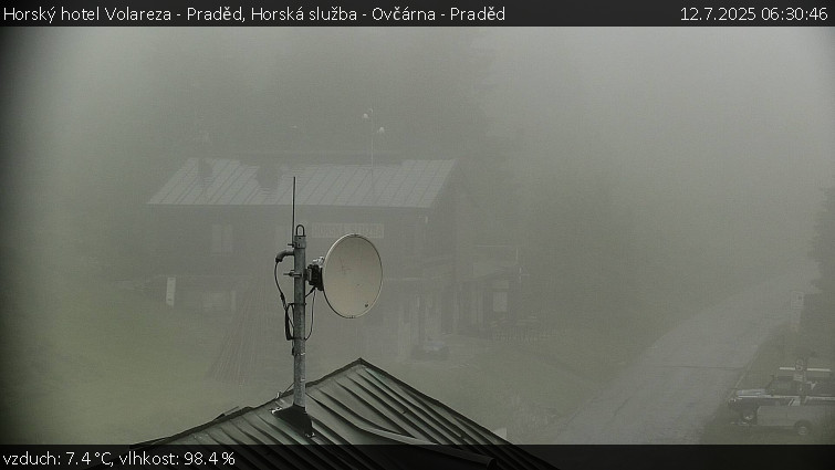 Horský hotel Volareza - Praděd - Horská služba - Ovčárna - Praděd - 12.7.2025 v 06:30 Horský hotel Volareza - Praděd - Horská služba - Ovčárna - Praděd - 12.7.2025 v 06:30