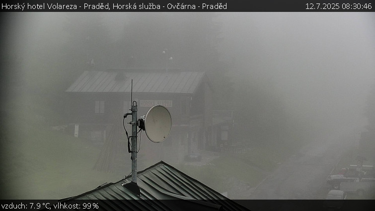 Horský hotel Volareza - Praděd - Horská služba - Ovčárna - Praděd - 12.7.2025 v 08:30