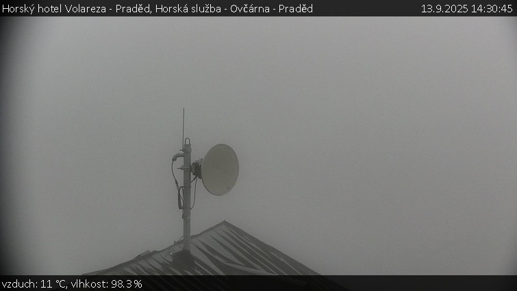 Horský hotel Volareza - Praděd - Horská služba - Ovčárna - Praděd - 13.9.2025 v 14:30