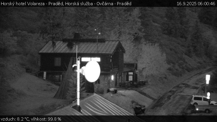 Horský hotel Volareza - Praděd - Horská služba - Ovčárna - Praděd - 16.9.2025 v 06:00 Horský hotel Volareza - Praděd - Horská služba - Ovčárna - Praděd - 16.9.2025 v 06:00