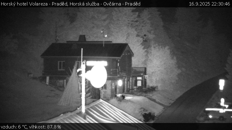 Horský hotel Volareza - Praděd - Horská služba - Ovčárna - Praděd - 16.9.2025 v 22:30 Horský hotel Volareza - Praděd - Horská služba - Ovčárna - Praděd - 16.9.2025 v 22:30