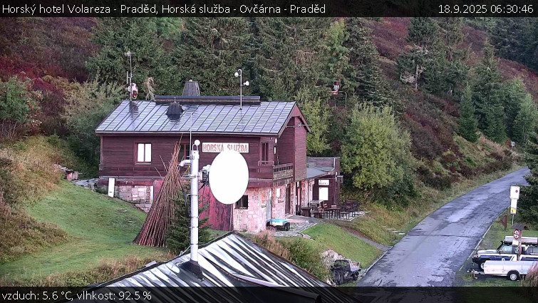 Horský hotel Volareza - Praděd - Horská služba - Ovčárna - Praděd - 18.9.2025 v 06:30