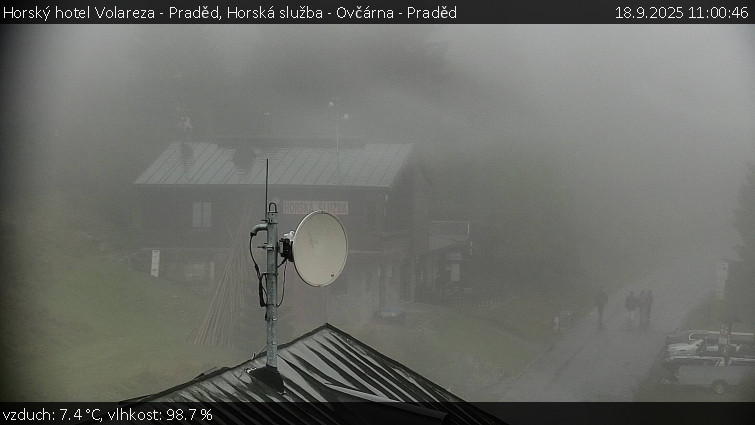 Horský hotel Volareza - Praděd - Horská služba - Ovčárna - Praděd - 18.9.2025 v 11:00