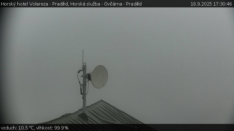 Horský hotel Volareza - Praděd - Horská služba - Ovčárna - Praděd - 18.9.2025 v 17:30