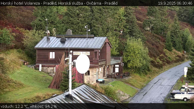 Horský hotel Volareza - Praděd - Horská služba - Ovčárna - Praděd - 19.9.2025 v 06:30