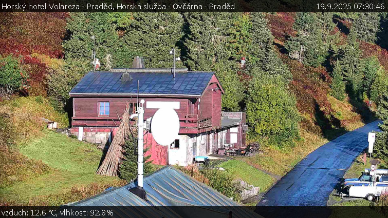 Horský hotel Volareza - Praděd - Horská služba - Ovčárna - Praděd - 19.9.2025 v 07:30