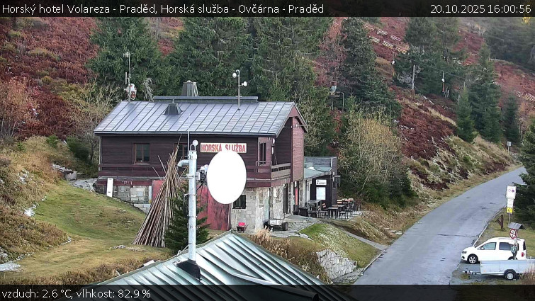Horský hotel Volareza - Praděd - Horská služba - Ovčárna - Praděd - 20.10.2025 v 16:00 Horský hotel Volareza - Praděd - Horská služba - Ovčárna - Praděd - 20.10.2025 v 16:00
