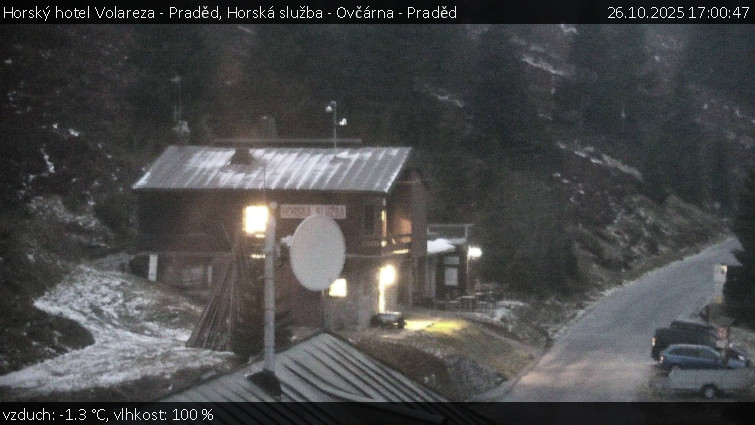Horský hotel Volareza - Praděd - Horská služba - Ovčárna - Praděd - 26.10.2025 v 17:00 Horský hotel Volareza - Praděd - Horská služba - Ovčárna - Praděd - 26.10.2025 v 17:00