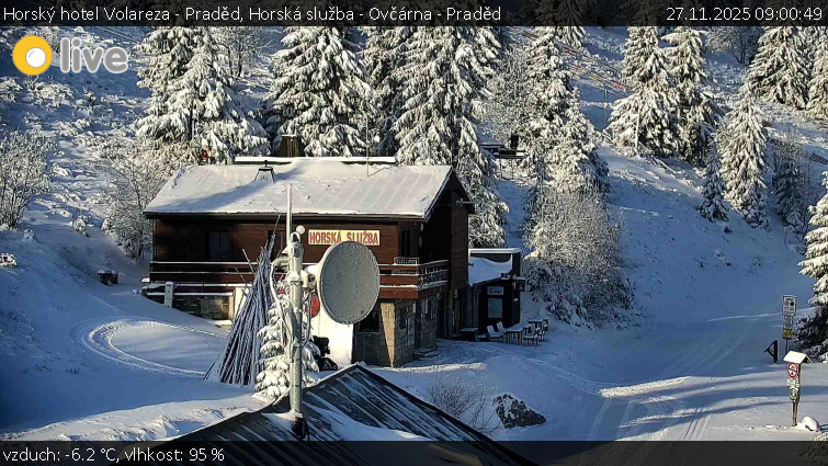 Horský hotel Volareza - Praděd - Horská služba - Ovčárna - Praděd - 27.11.2025 v 09:00