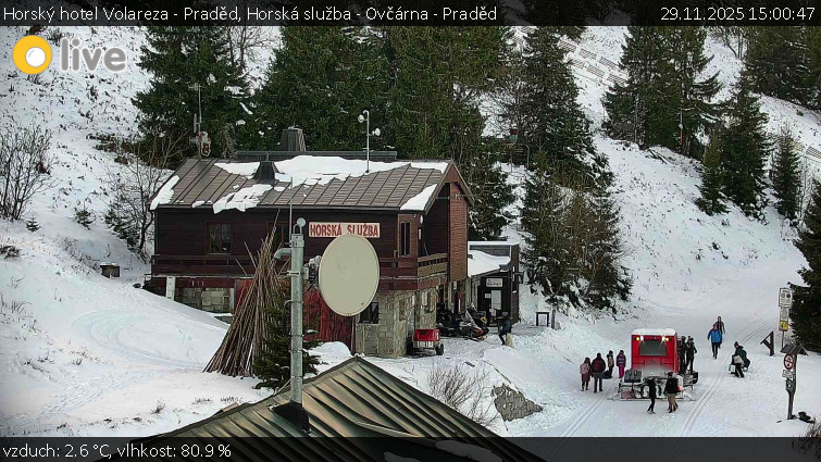 Horský hotel Volareza - Praděd - Horská služba - Ovčárna - Praděd - 29.11.2025 v 15:00