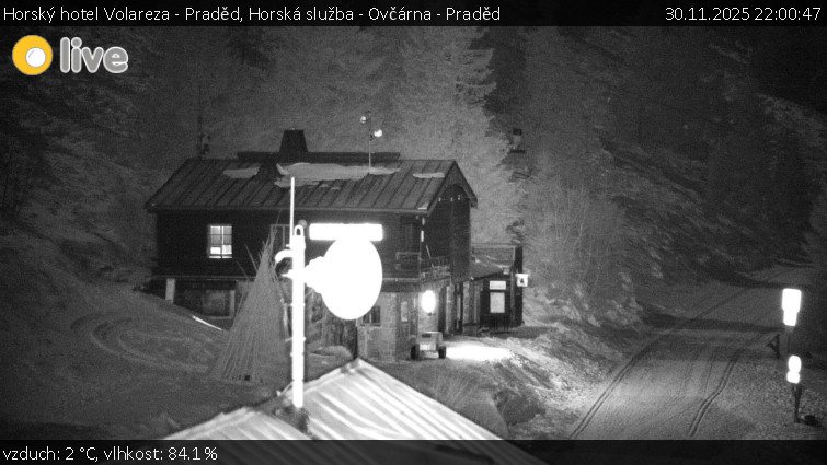 Horský hotel Volareza - Praděd - Horská služba - Ovčárna - Praděd - 30.11.2025 v 22:00