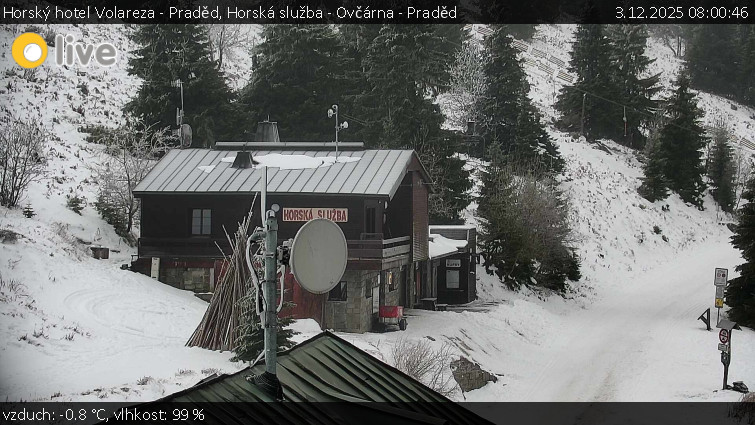 Horský hotel Volareza - Praděd - Horská služba - Ovčárna - Praděd - 3.12.2025 v 08:00