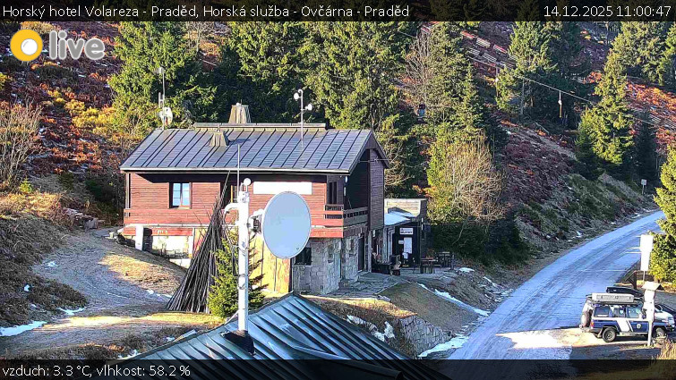 Horský hotel Volareza - Praděd - Horská služba - Ovčárna - Praděd - 14.12.2025 v 11:00