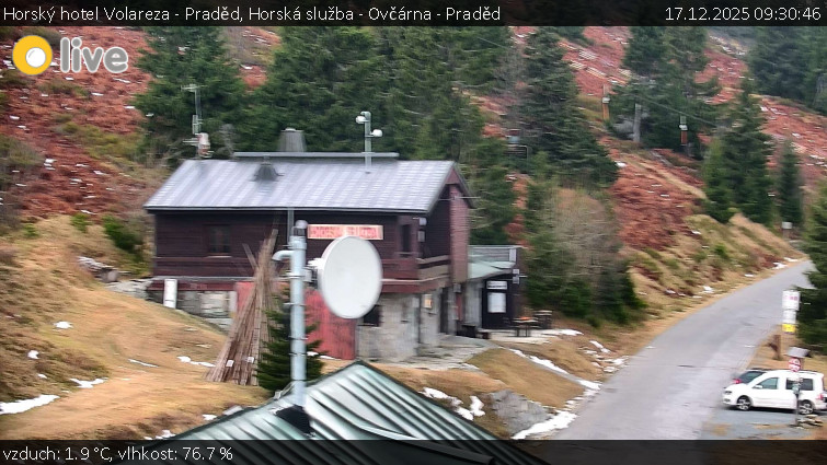 Horský hotel Volareza - Praděd - Horská služba - Ovčárna - Praděd - 17.12.2025 v 09:30