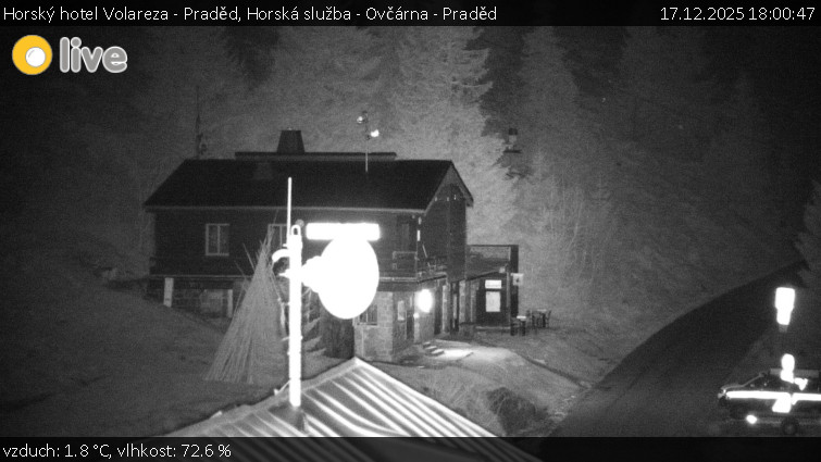 Horský hotel Volareza - Praděd - Horská služba - Ovčárna - Praděd - 17.12.2025 v 18:00