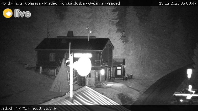 Horský hotel Volareza - Praděd - Horská služba - Ovčárna - Praděd - 18.12.2025 v 03:00